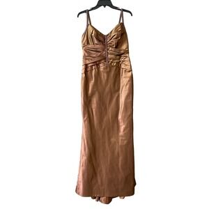 Elegant Bronze Evening Gown